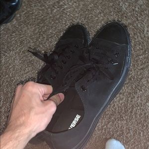 All black converse